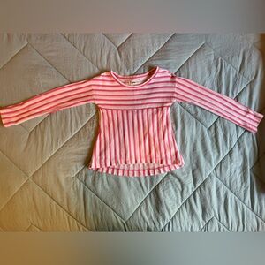Tucker + Tate pink striped top size 4